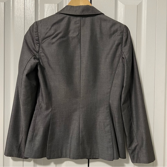 Charcoal Gray Calvin Klein Suit - Blazer + Skirt - Picture 4 of 11
